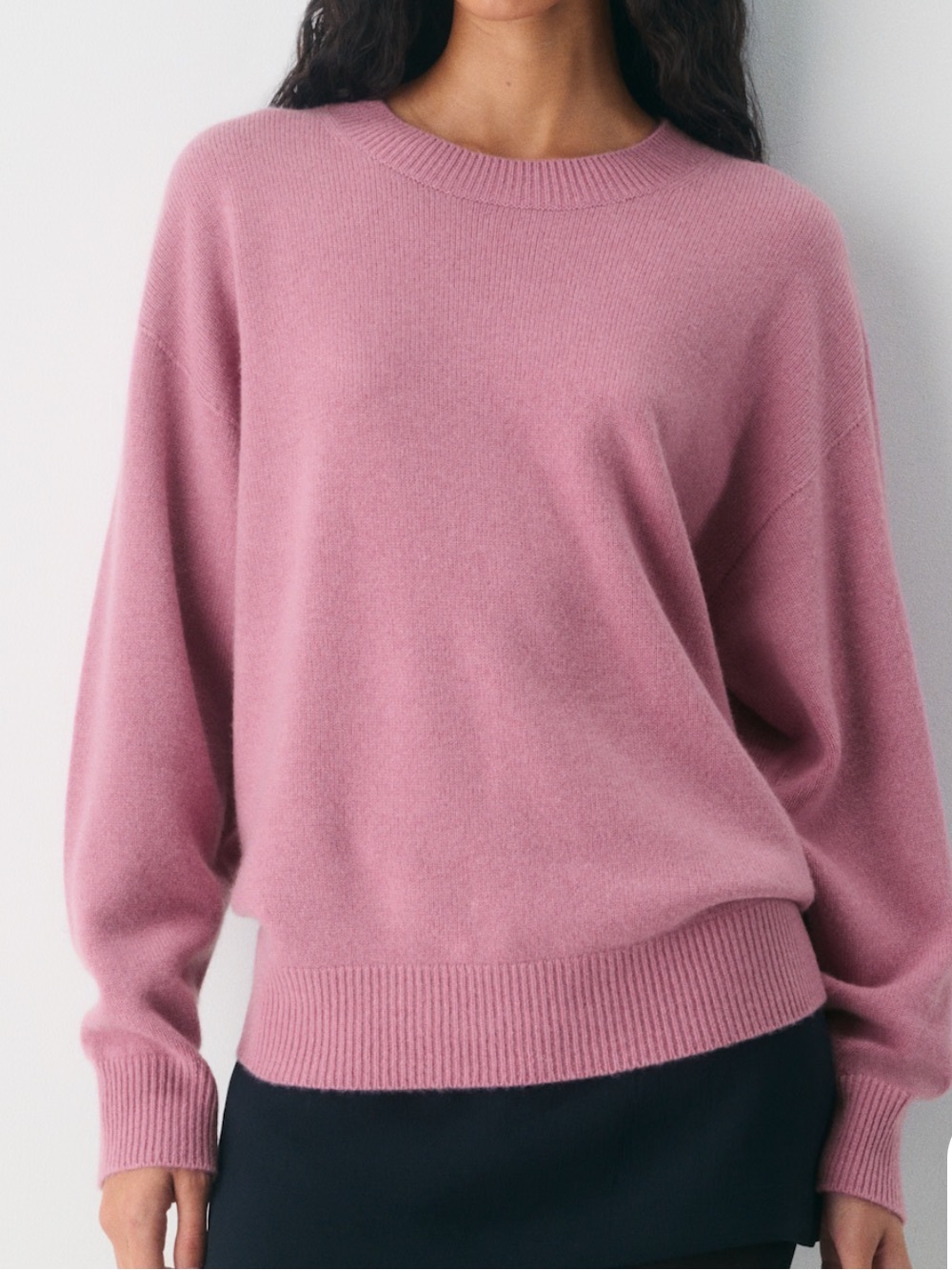 Aritzia NWT Isabelle Wool Cashmere Sweater Frozen Berry Size Small